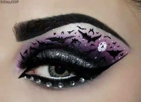 12 идей потрясающего макияжа глаз на Хэллоуин