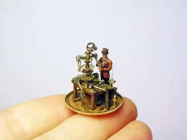 Ювелирная миниатюра: маленькие миры Грегори Грозоса