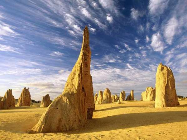 Австралия, Известняковые пики. Пустыня Пиннаклс