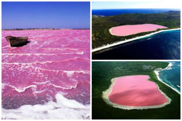 Австралия, Розовое озеро Хиллиер