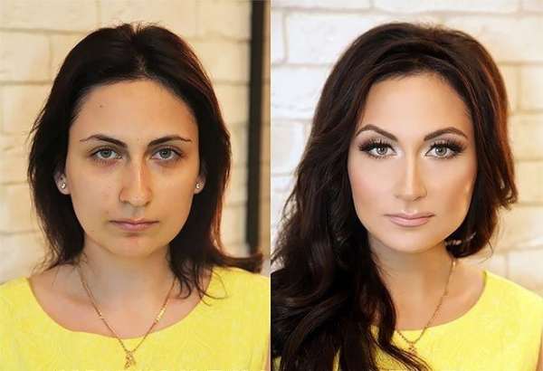 преображение женщин, макияж