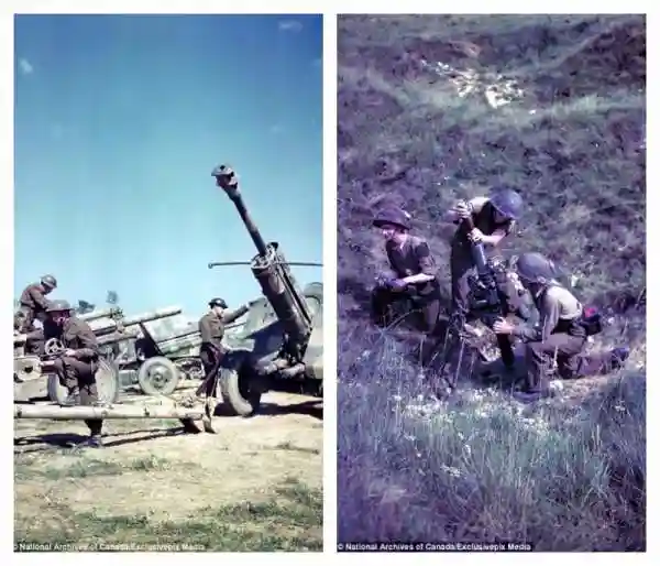 Высадка в Нормандии в 1944 году - фотографии в цвете