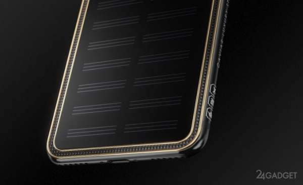 Самозаряжающийся iPhone X со встроенной солнечной панелью 