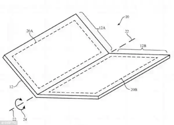 Apple запатентовала iPhone-трансформер, складывающийся пополам