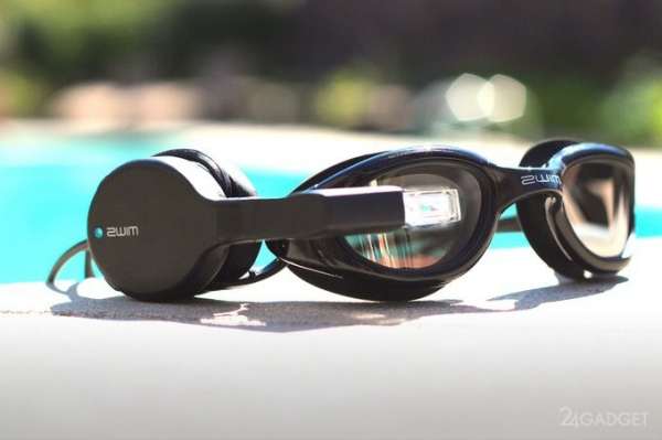 Очки для плавания с функционалом в стиле Google Glass 