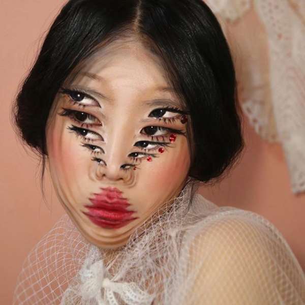 Оптические иллюзии от корейского визажиста Дайн Юн 