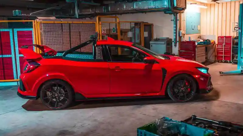 Из Honda Civic Type R сделали очень быстрый пикап