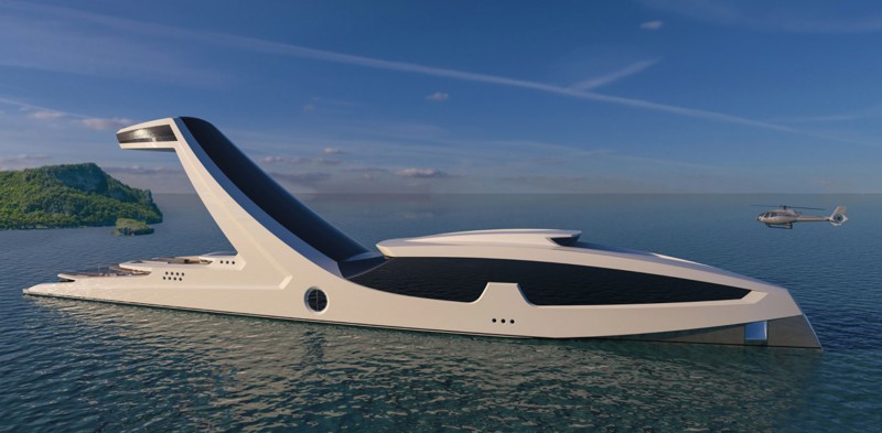 Итальянец собирается построить самую роскошную в мире яхту ценой $250 000 0000