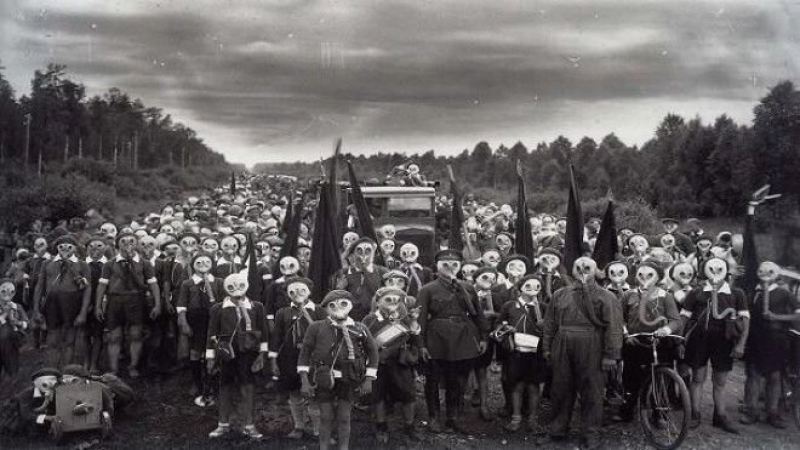 «Оборона пионеров», Ленинград, 1937 год (фотограф: В. Булла). история, факты, фото.