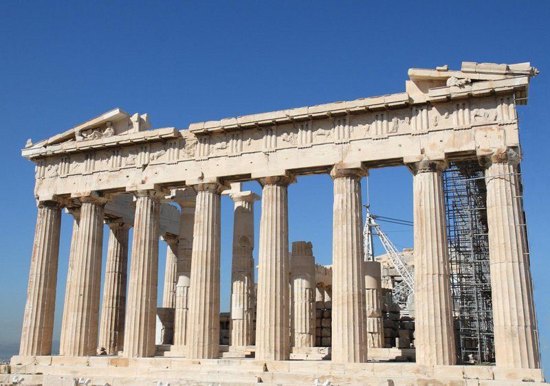 Дорический ордер.  Парфенон #Греция, #архитектура, #колонна, #ордер, #стиль, история