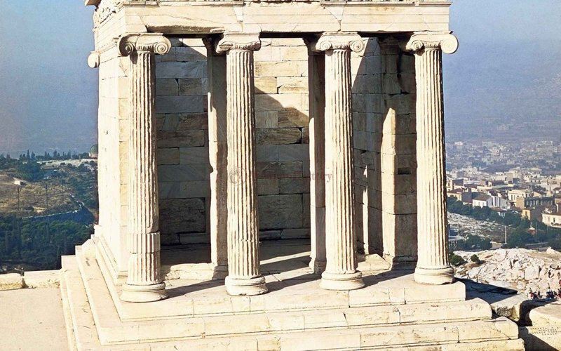 Храм в честь Ники Аптерос в Греции #Греция, #архитектура, #колонна, #ордер, #стиль, история