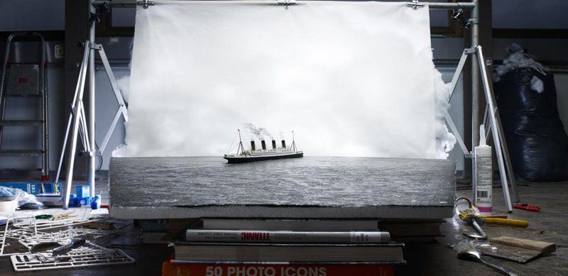Последняя фотография Титаника искусство, исторические фото, красота, миниатюра, своими руками, художники