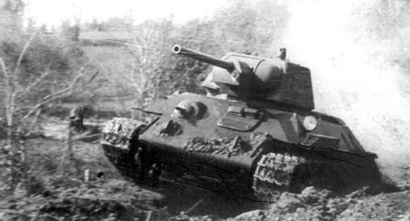 Как советский танк Т -34 сбил немецкий самолет СССР, военное, истории, ностальгия, факты