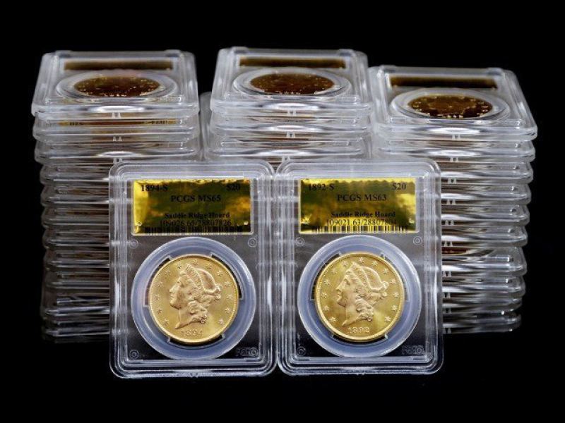 Сегодня каждая из этих монет упакована в прозрачный чехол с сертификатом на золотой фольге, где указан монетный двор (Сан-Франциско), год выпуска и принадлежность к кладу «Saddle Ridge Hoard»  Клады, интересно, история, сокровище
