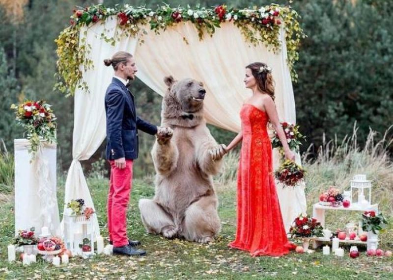 Необычные свадебные фото 