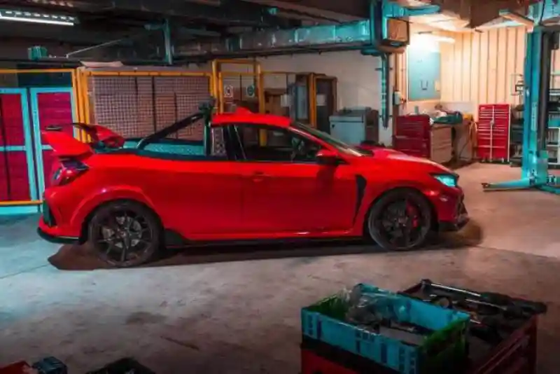 Из Honda Civic Type R сделали очень быстрый пикап