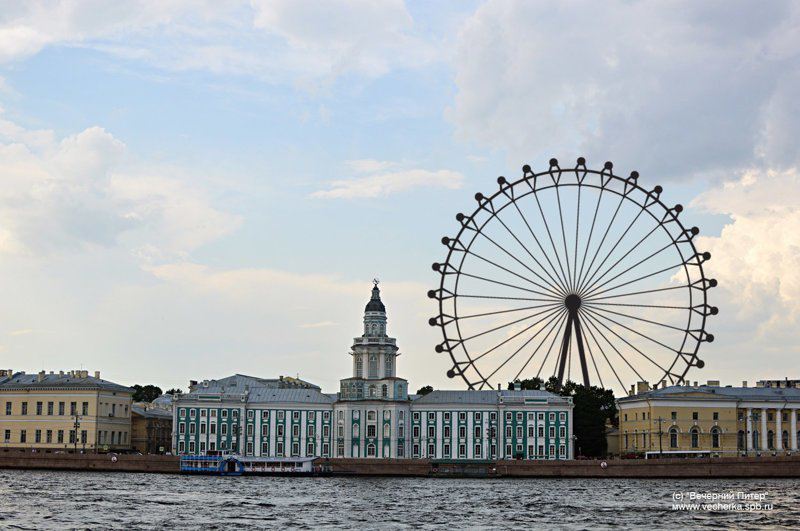 Как 140-метровое колесо обозрения изменит классические виды Петербурга