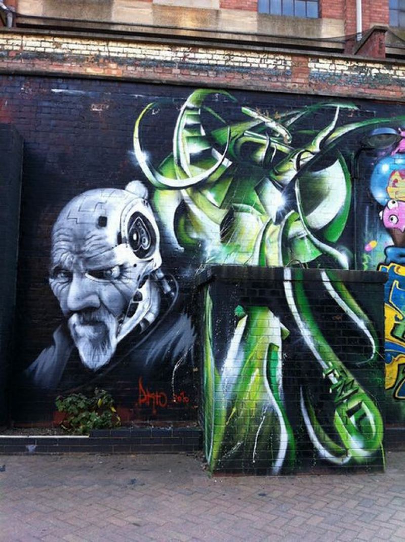 Классные граффити из Лондона 