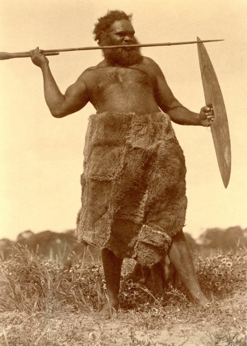 Потрясающие архивные фотографии воинов-аборигенов Австралии