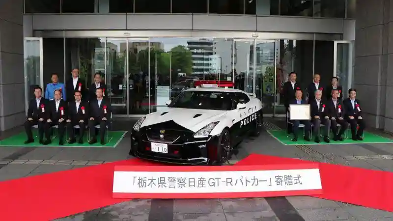 Nissan GT-R на службе закона на своей Родине