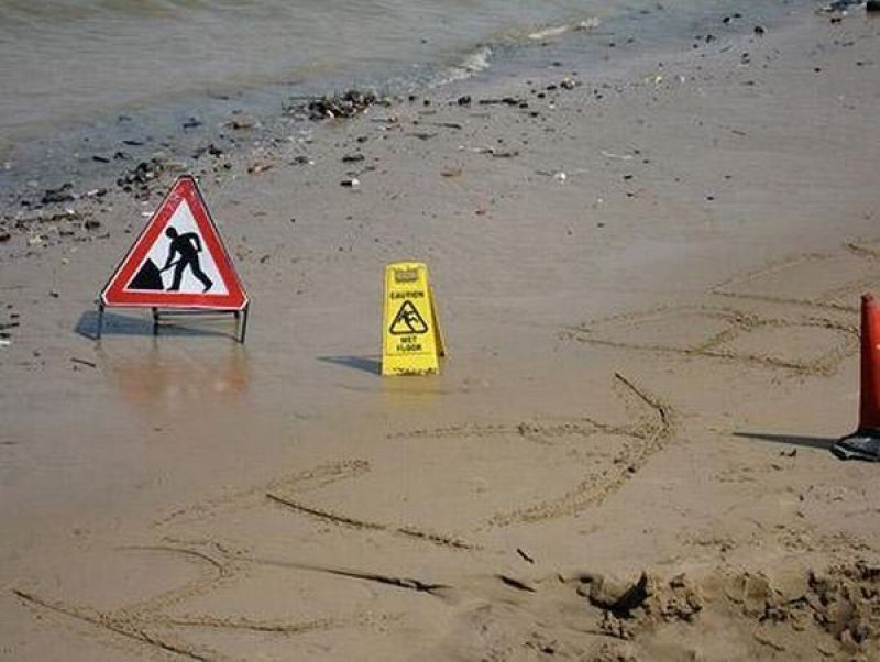 Знаки, найденные на пляже 