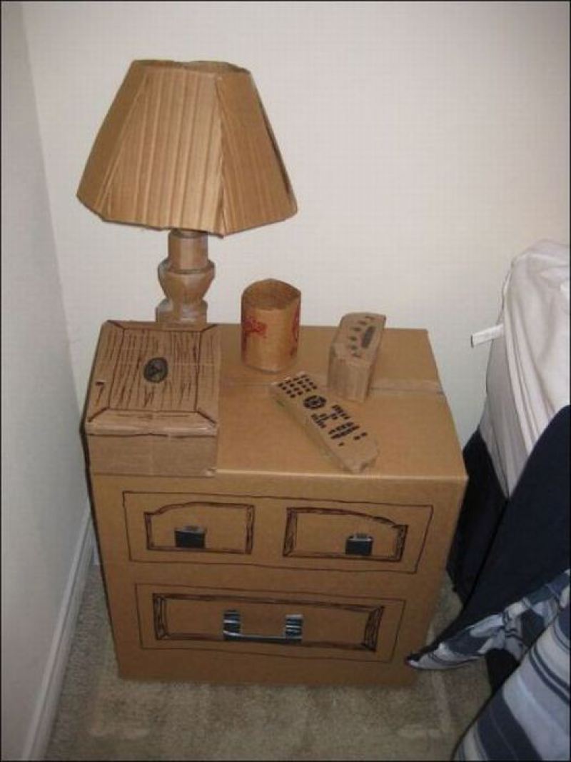 Мебель из картона 