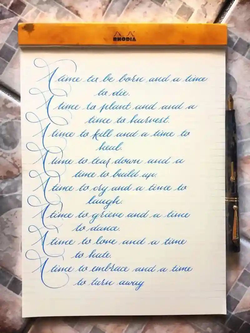 Искусство красивого письма: образцы идеального почерка, которые вы должны увидеть