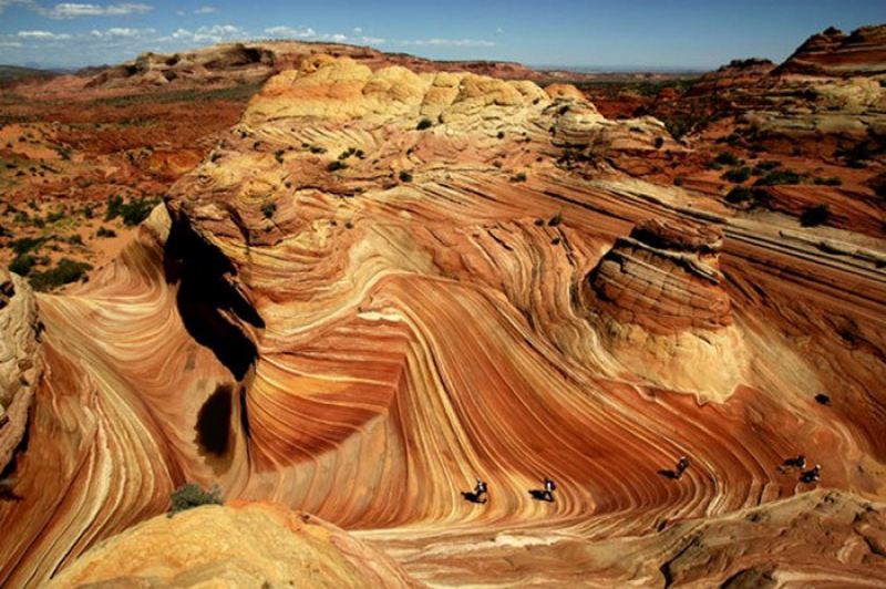 «Аризонская волна»: уникальный песчаный заповедник США (8 фото)