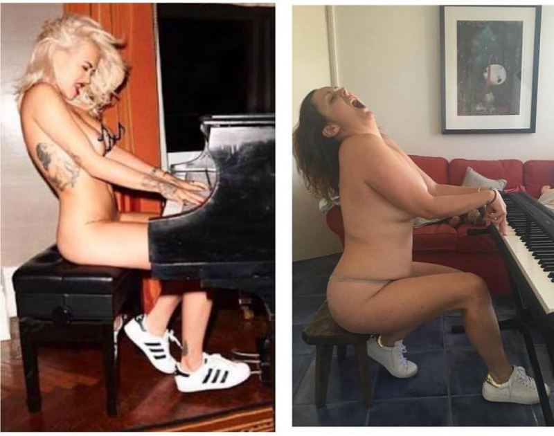 Селеста Барбер продолжает пародировать снимки знаменитостей в Instagram