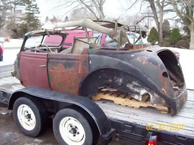 Восстановленный Ford Phaeton 1937 для SEMA