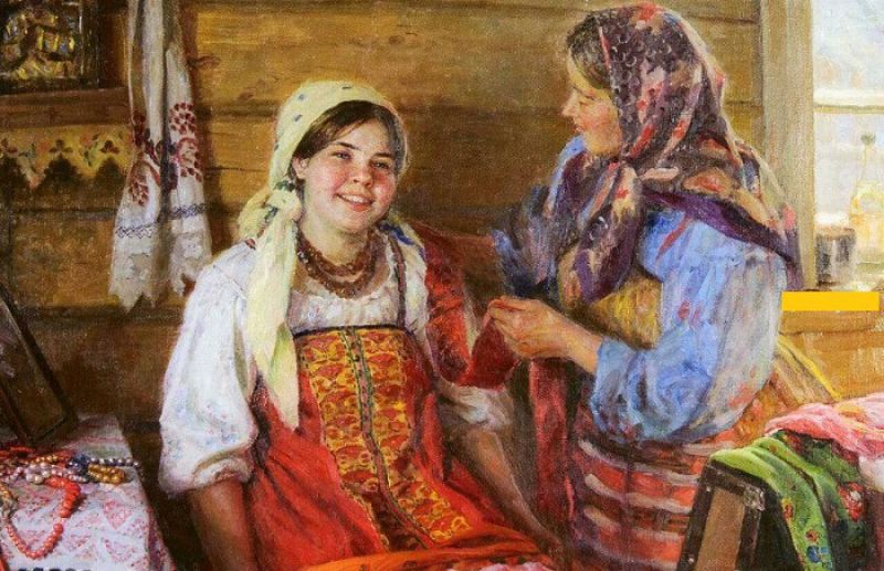 Как наводили красоту крестьянки на Руси