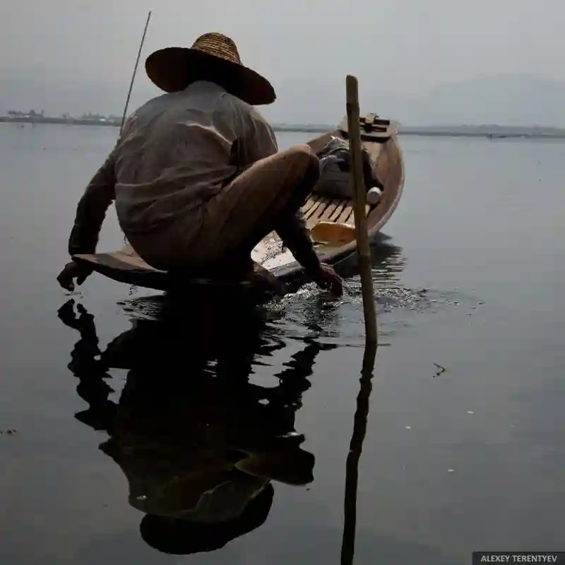 Жизнь Мьянмы на воде в фотографиях