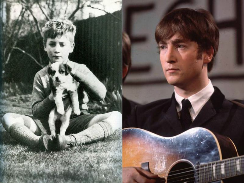 25 культовых рок-звезд в юности, Джон Леннон