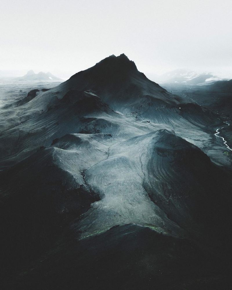 Исландия с высоты на аэрофотоснимках Бенджамина Хардмана