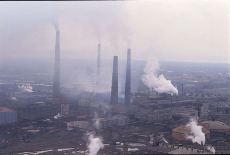 Самые экологически загрязненные места мира, Норильск, Россия — рудники и металлургия