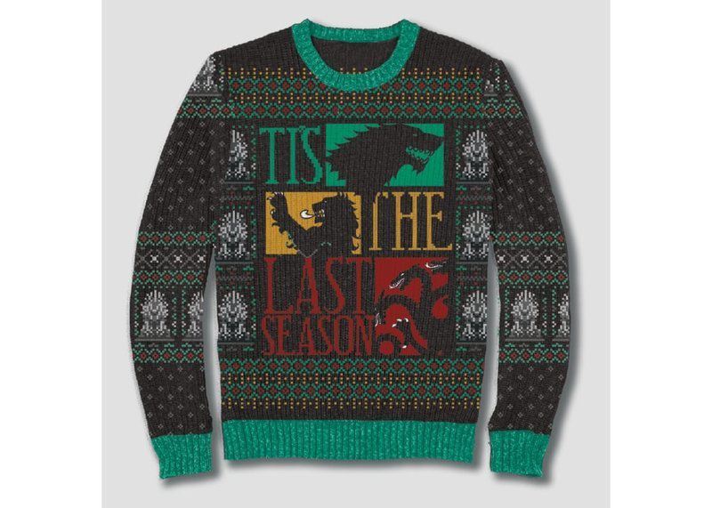 Забавные уродливые рождественские свитера в стиле Игры престолов