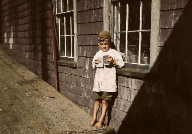 Ретро фотографии американских детей, которые в начале XX века