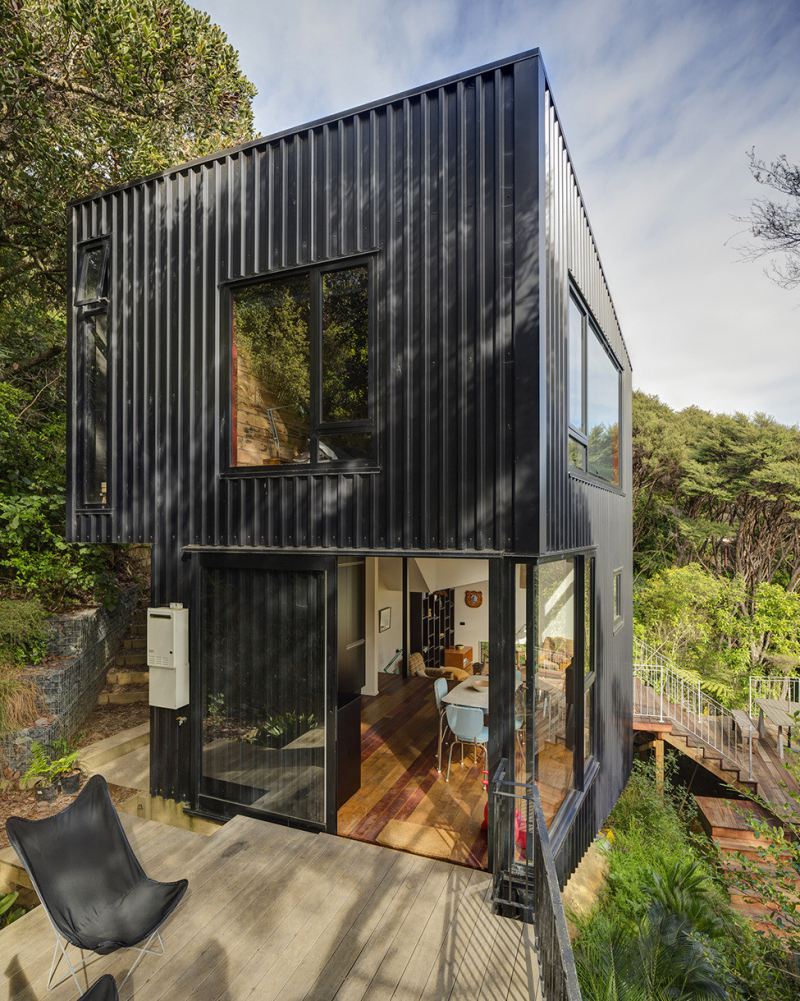 Черный дом в Новой Зеландии