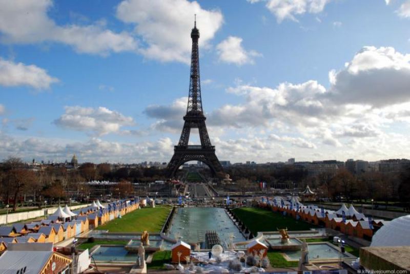 Париж с Эйфелевой башни (44 фото)