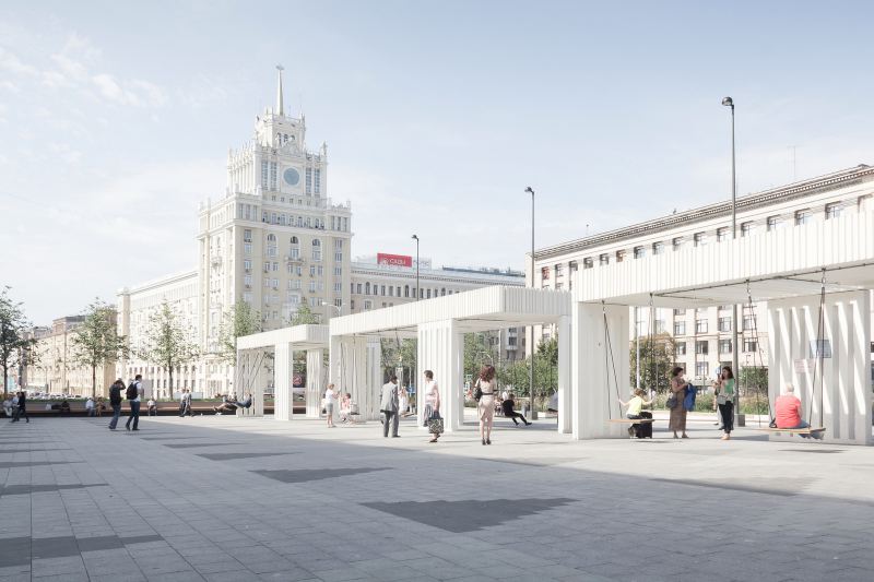 Проект Триумфальной площади в Москве от Buromoscow и её реконструкция
