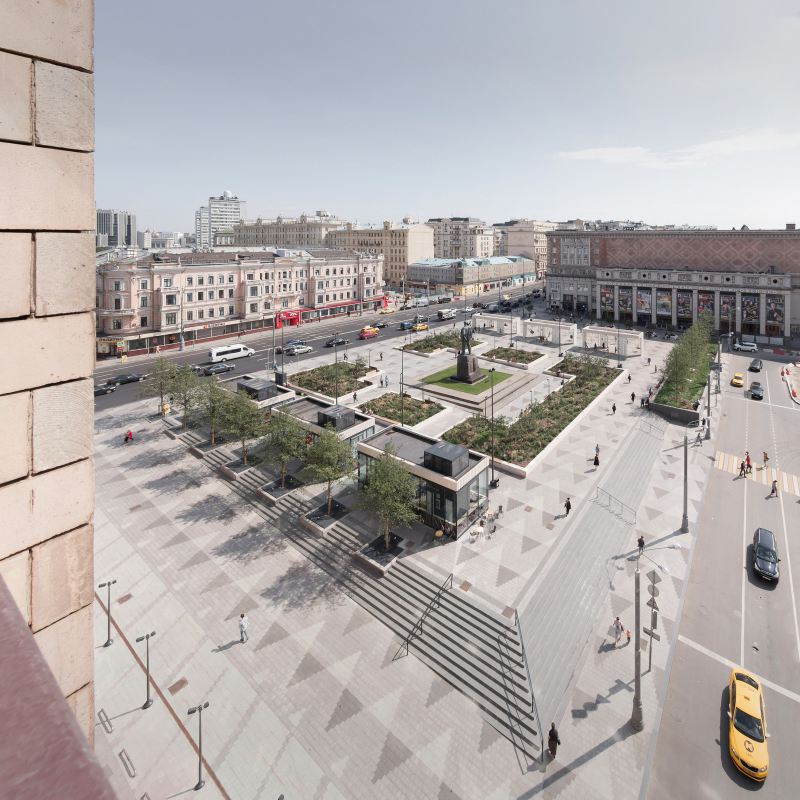 Проект Триумфальной площади в Москве от Buromoscow и её реконструкция