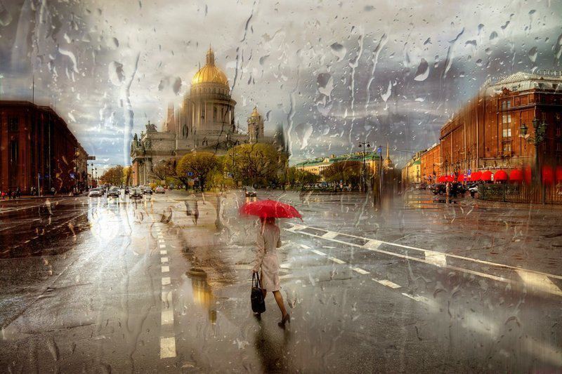 Дождливые фотографии Эдуарда Гордеева
