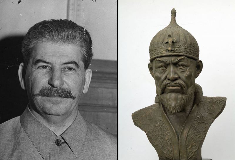 Поразительные совпадения в истории, Иосиф Сталин и Тамерлан 