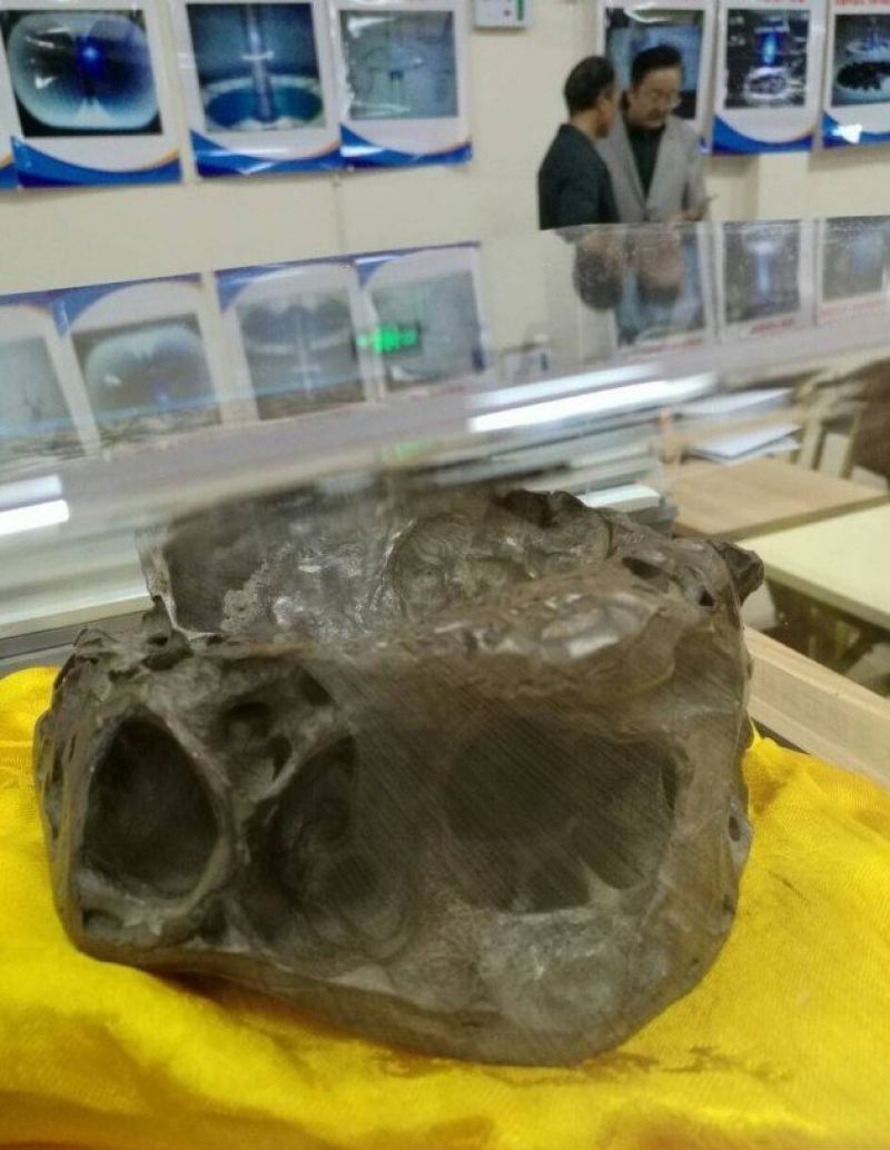 Охотник за НЛО показал фото реального черепа пришельцев 