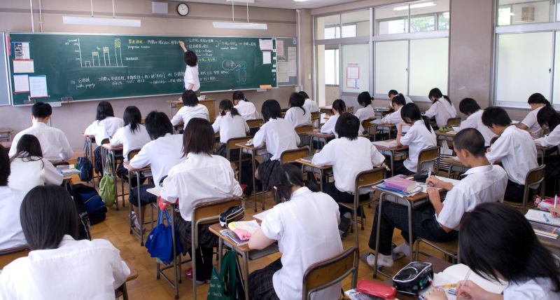 Любопытные факты о японских школах
