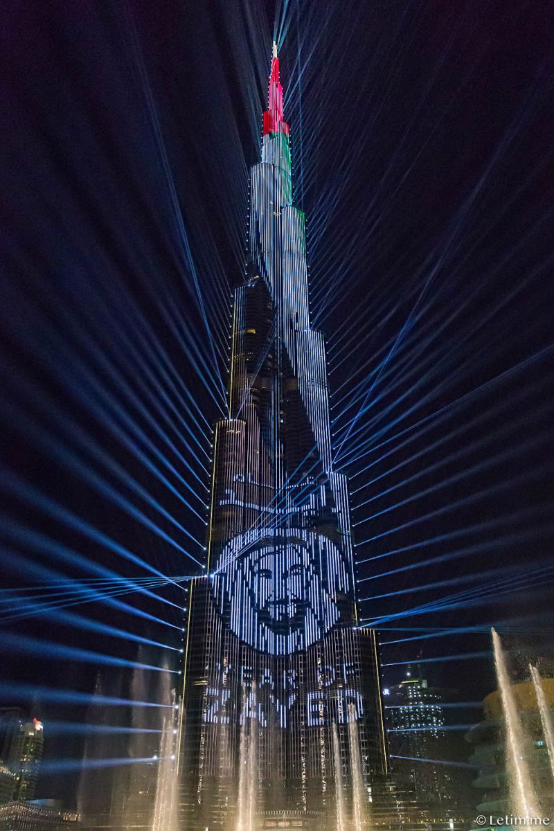 Световое шоу Light Up 2018 в Дубае вошло в Книгу рекордов Гиннесса