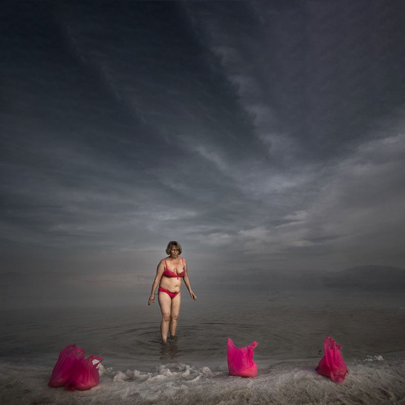 "Содом" — фотопроект Александра Бронфера с берегов Мёртвого моря