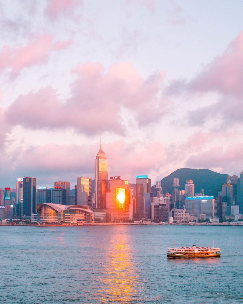 Архитектура и пейзажи Гонконга на снимках Виктора Ченга