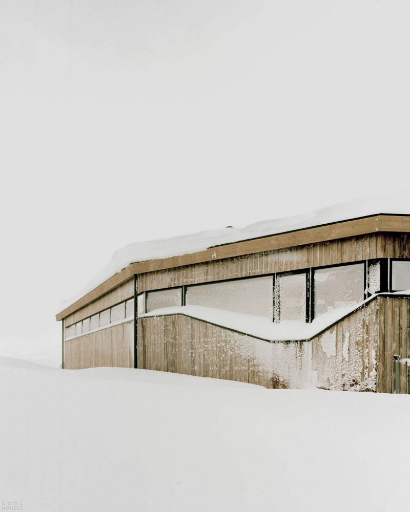 Сборный домик в горах Норвегии
