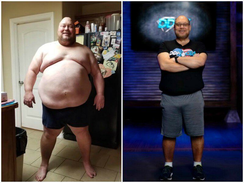 Мужчина скинул 90 килограммов за один год, найдя нужную мотивацию